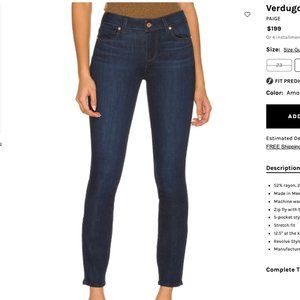 PAIGE Verdugo Ankle Jean 25